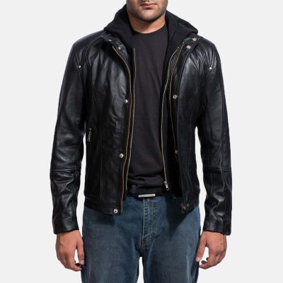 Highschool Black Leather Jacket