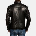 Jack Black Leather Biker Jacket back