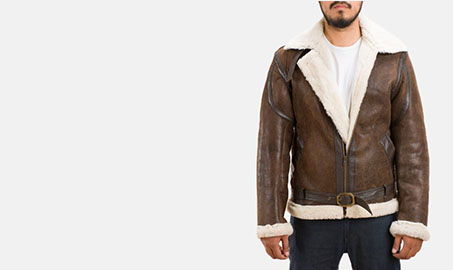 Forest Double Face Shearling Jacket 03