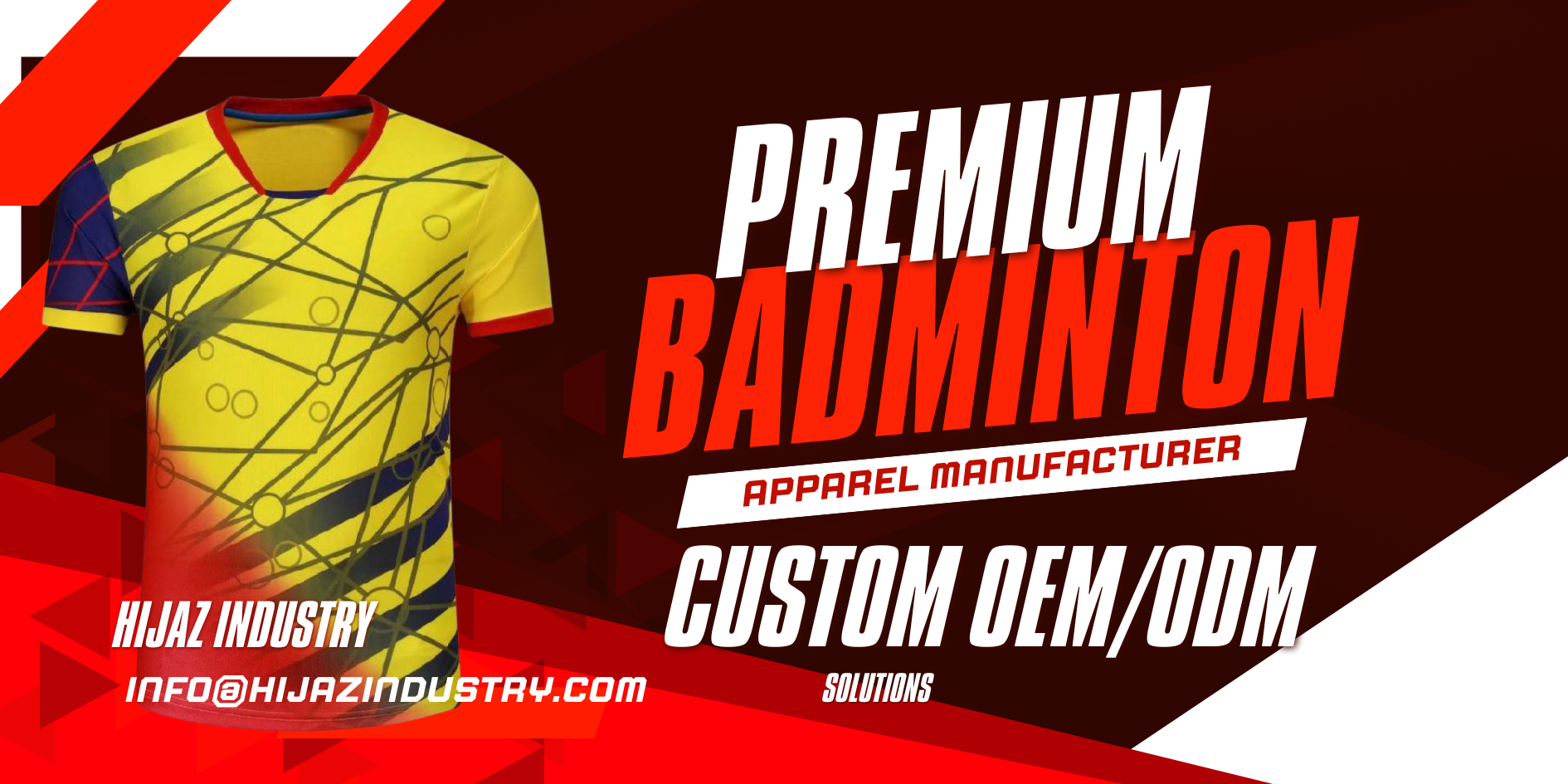 Premium Badminton Apparel Manufacturer | Custom OEM/ODM Solutions – Hijaz Industry