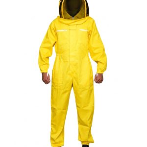 Economical cotton beekeeping suit front view - Hijaz Industry