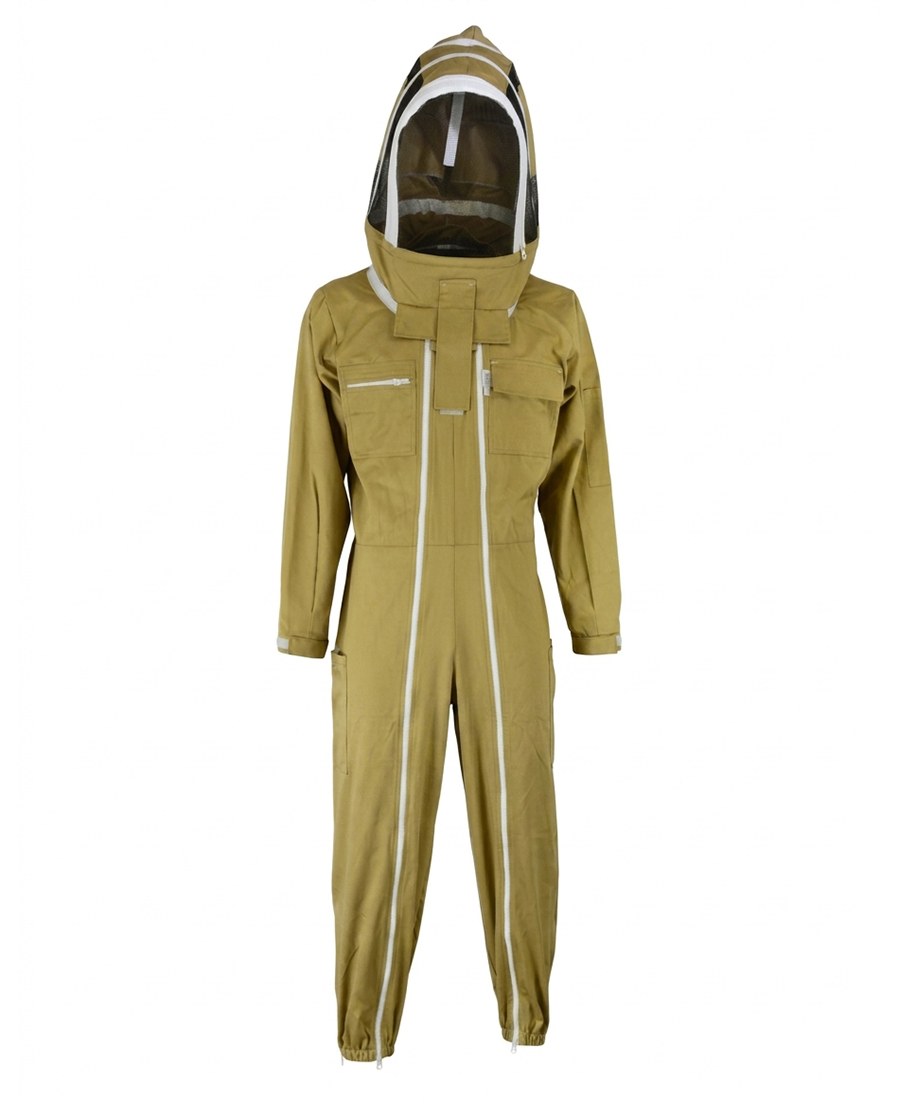 Premium plus cotton beekeeping suit front view - Hijaz Industry
